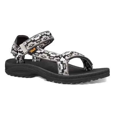 (Monds Black Multi, UK 7) Teva Winsted Womens Ladies Black Vegan Adjustable Walking Sandals