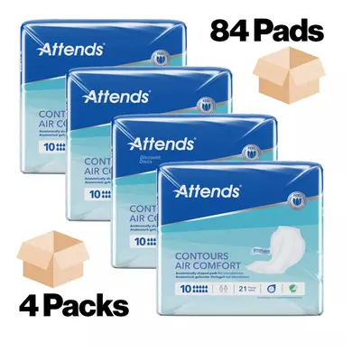 Attends Contours Air Comfort Large Pads - Packs of - 3150ml