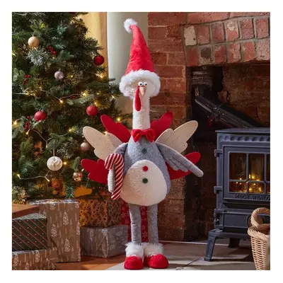 Christmas Turkey Sir Gobble A Lot Large Soft Plush Weighted Cartoon Style Toy