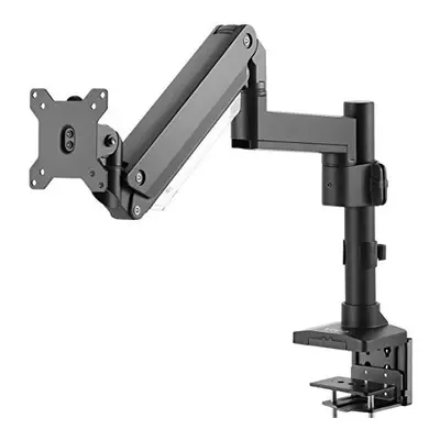 VIVO Premium Aluminum Single Screen Pneumatic Spring Monitor Arm Desk Mount Stand with Extension