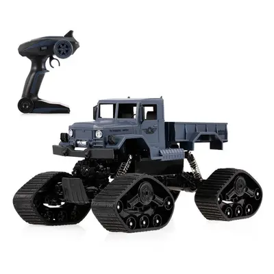 (Blue) 1/12 2.4G 4WD Off-road RTR RC Military Car Electric Snow Rock Crawler for Kids