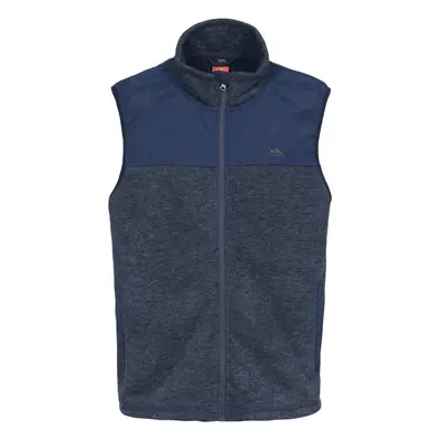 (S, Navy Melange) Trespass Mens Leafminer Fleece Gilet