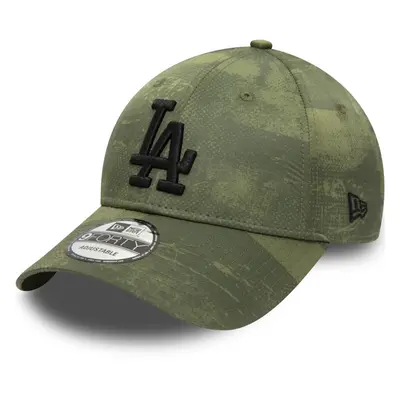 New Era Los Angeles Dodgers Print 9FORTY Adjustable Baseball Cap Hat - Green