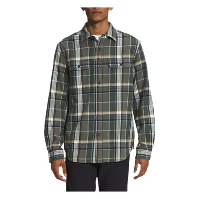 (M) The North Face Mens Check Shirts Cotton Flannel