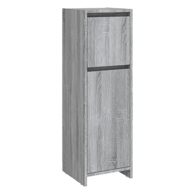 (grey sonoma) vidaXL Bathroom Cabinet Washroom Storage Cabinet Cupboard Engineered Wood