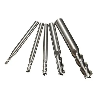 5pcs 3 6 8mm Flutes Tungsten Carbide End Mill Cutter Bits