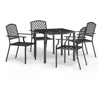 (80 cm table length/ piece) vidaXL Garden Dining Set Outdoor Dining Table and Chairs Solid Wood 