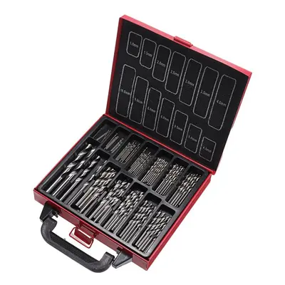 (99 x Drill Bits+1 Metal Box) 99Pcs High Speed Speed HSS Twist Drill Bit Set 1.0-10.0mm Drill Se