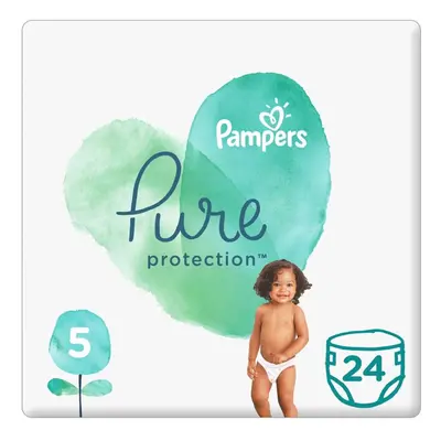 Pampers Pure Protection Diapers Size +11kg 24's