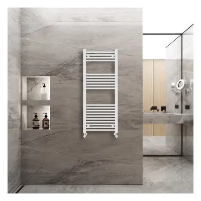 (1200x500mm) Warmehaus Straight Heated Towel Rail Central Heating for Bathroom Kitchen Radiator 