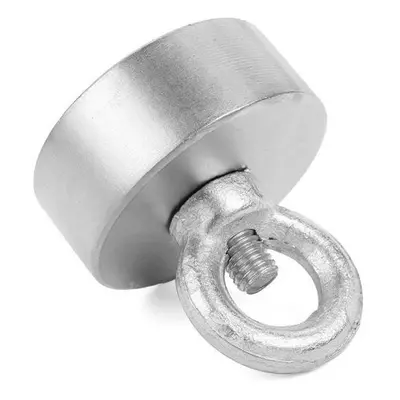 15kg 50mm Recovery Magnet 50mmx20mm Neodymium Magnet Steel Ring with Meters Rope