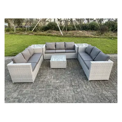 Fimous Lounge Outdoor PE Rattan Garden Furniture Wicker Patio Sofa