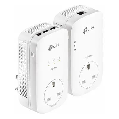 TP-Link TL-PA8033PKIT AV1300 3-Port Gigabit Passthrough Powerline Starter Kit