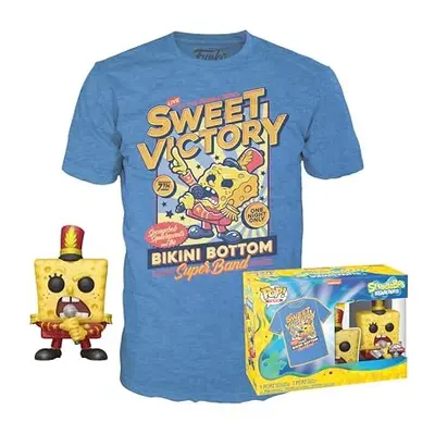 Pop! & Tee: Spongebob - BandLDR - Medium - Spongebob Squarepants - T-Shirt - Clothes With Collec