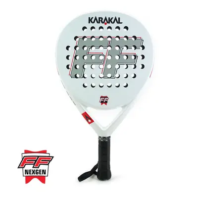 (White) Karakal Padel FF PRO Powerful Racket For Professional Players