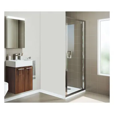 Mira Leap Pivot Shower Enclosure Door Panel Modern 6mm Easy Clean Glass 800mm