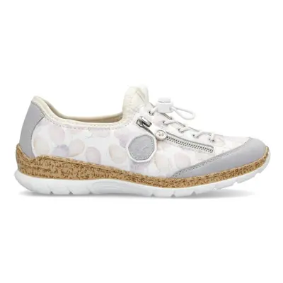 (7.5 (Adults')) N4263-91 | White/Lilac | Womens Casual Shoes