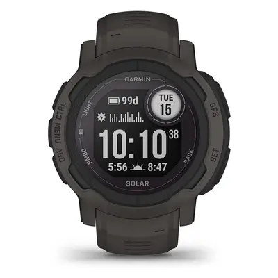 Garmin Instinct Solar Rugged GPS Smartwatch, Graphite