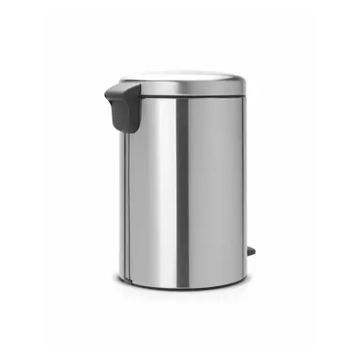 Brabantia Pedal Bin newIcon with Plastic Inner Bucket, Litre - Matt Steel