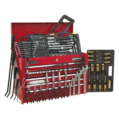 5 Drawer Topchest - Piece Tool Kit - Ball Bearing Slides - Locking - Red