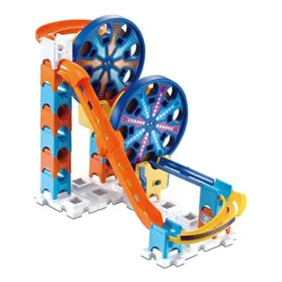 Marble Rush Fun Fair Set, Construction Toys for Kids, Marbles and Building Pieces, Electronic Tr