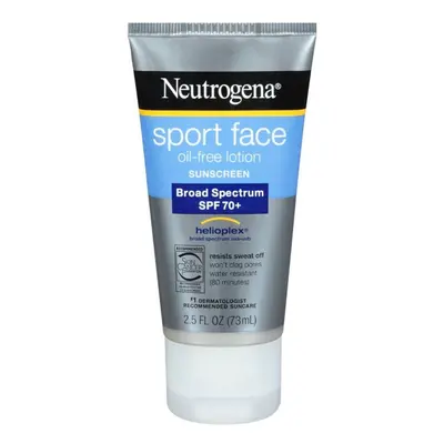 Neutrogena Sport Face Oil-free Sunscreen, Spf 70+, 2.5 Fl Oz (73 Ml)