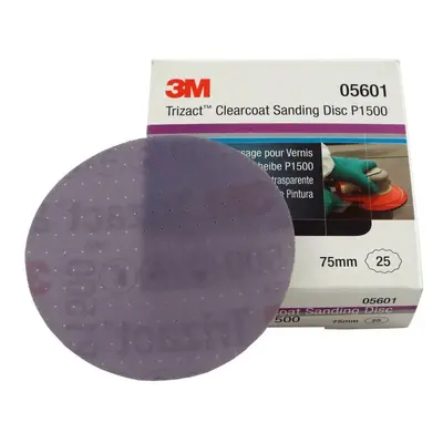 3M Hookit Trizact P1500 Clear Coat Sanding Discs 75mm Smart Repair Abrasive