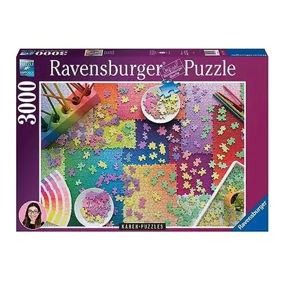 17471 Karen Puzzles YouTube Jigsaw Adults and Kids Age Years Up-3000 Piece, Black,48" x 32" when