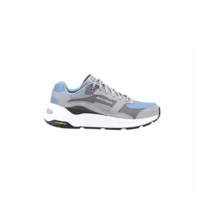 (7 (Adults')) Global Jogger | Grey/Blue | Mens Running Trainers