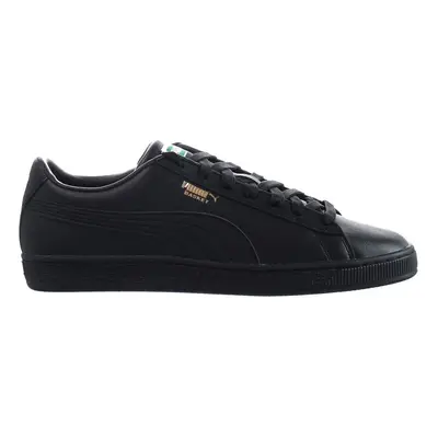 (13) Puma Basket Classic XXI Lace-Up Black Smooth Leather Mens Trainers 374923_03 (UK )