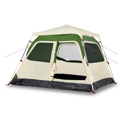 (Green, x x cm) vidaXL Family Tent Dome 8-Person Lightweight Tent Camping Tent Quick Release