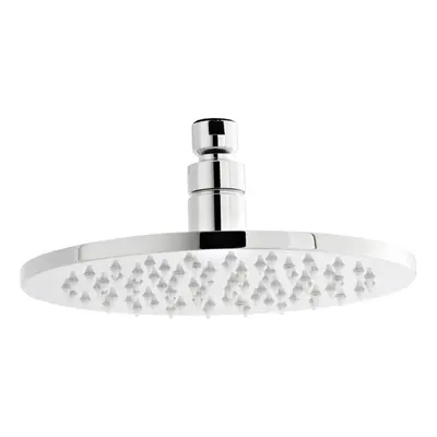 Round LED Fixed Shower Head, 200mm - Chrome