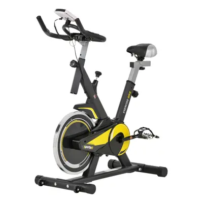 HOMCOM Exercise Bike 10KG Flywheel Cycling w/ Adjustable Resistance LCD Display