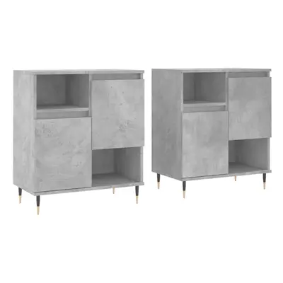 (concrete grey) vidaXL Sideboards Side Cabinet Storage Cabinet pcs White Engineered Wood