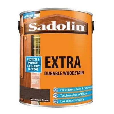 Sadolin Extra Durable Woodstain Jacobean Walnut Litre