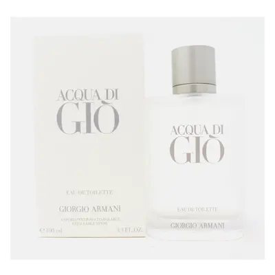 Acqua Di Gio by Giorgio Armani Eau De Toilette Refillable 3.4oz Spray New With Box