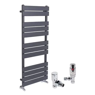 (Sand Grey, x 500mm) WarmeHaus Designer Bathroom Flat Panel Heated Towel Rail Radiator Ladder Ra