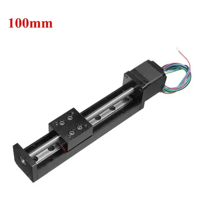 (100mm) 50/100/150/200mm T6 Linear CNC Slide Stage Actuator Motor Stepper Stroke Actuator