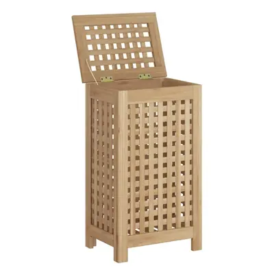 (35 x x cm) vidaXL Solid Wood Teak Wash Bin Sorter Washing Basket 35x25x60 cm/50x35x60 cm