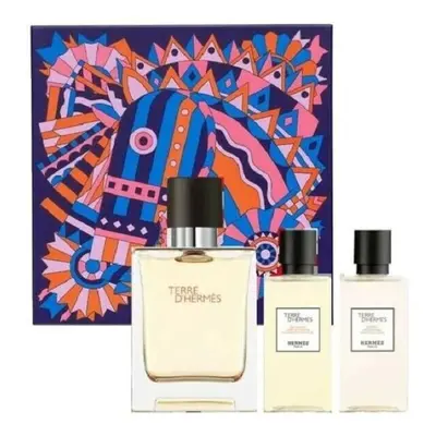 Hermes Terre D'Hermes Gift Set; 50ml EDT, 40ml Shower Gel & 40ml ASB