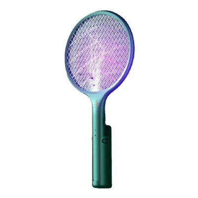 (Green, Type A) in Mosquito Swatter Handheld Wall-mounted Dual Use USB Rechargeable Household Ki