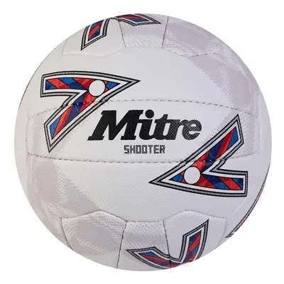 (4, White/Red/Blue) Mitre Shooter Netball