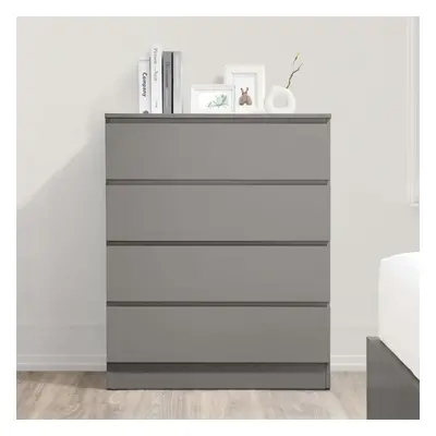 Grey Chest of Drawers Birlea Oslo Scandia Retro