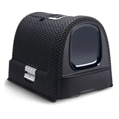 Curver Hooded Cat Litter Box 51x38.5x39.5 cm Anthracite