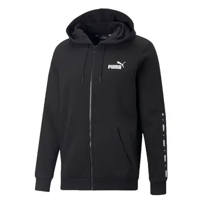 Puma ESS+ Tape Full-Zip Hoodie FL black 01