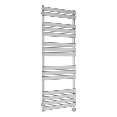 (1600x600mm, Chrome) NRG Pre-Filled Electric Heated Towel Rail Bathroom Radiator Thermostatic Wa