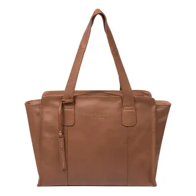 'Alexandra' Tan Leather Handbag