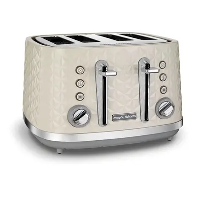 Morphy Richards Vector Slice Toaster Cream Four Slice Toaster Cream Toaster