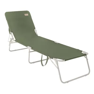 Outwell Folding Sunlounger Tenby Vineyard Green Outdoor Beach Reclining Chair