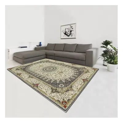 (120 x cm (4ft x 5ft 5")- Area Rug) Willow Grey Rugs Luxury Runner Carpets Door Mat